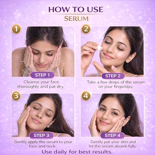 Image of Glycolic Acid 6% & Kojic Acid 2% Face Serum | Brightening & Even Skin Tone Serum | Helps Reduce Appearance of Dark Spots, Pigmentation & Dull Skin | 30 ml
