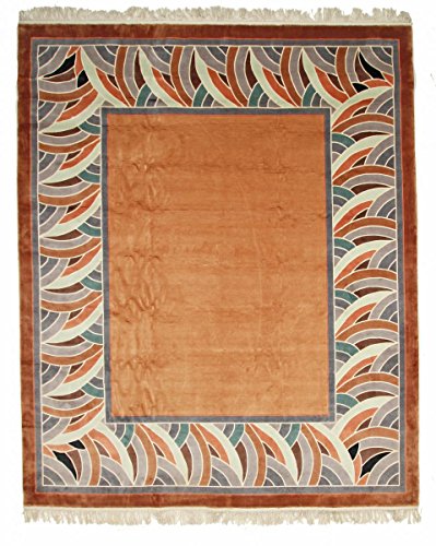 Nain Trading China Seide 305x252 Orientteppich Teppich Rot Handgeknüpft China