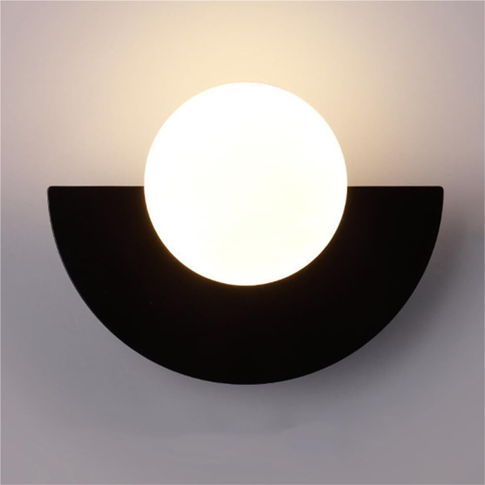Lampe de mur en verre pour remplacer une lampe de chevet encombrante