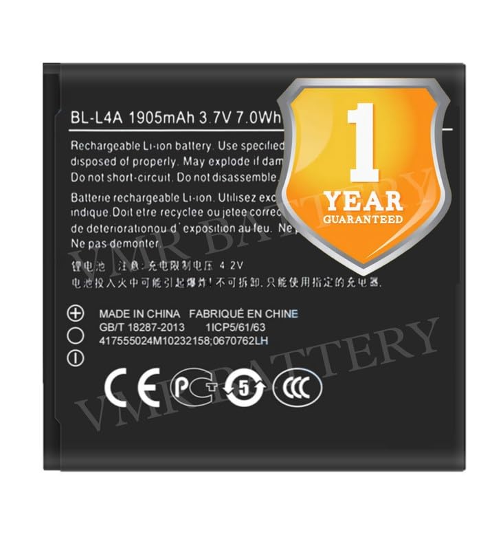 Image of Original BL-L4A Battery Compatible for Microsoft Lumia 535 (RM-1089) | Lumia 535 Dual Sim (RM-1090) - (1905mAh) - 1 Year Warranty K7