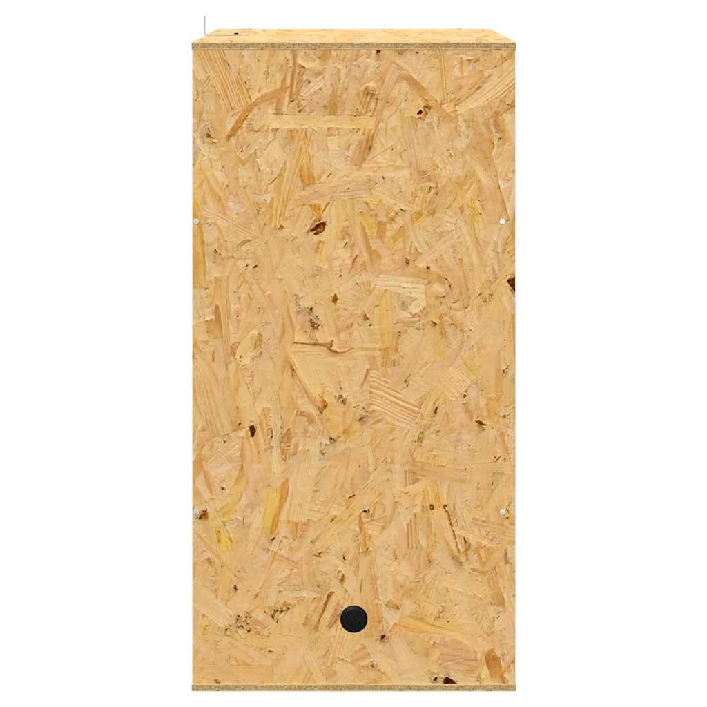 vidaXL Terrarium brązowy 50 x 50 x 100 cm OSB