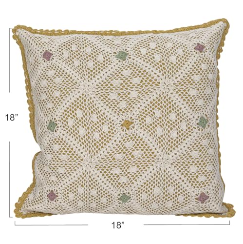Almohada algodón reciclado cuadrada multicolor miniatura 2