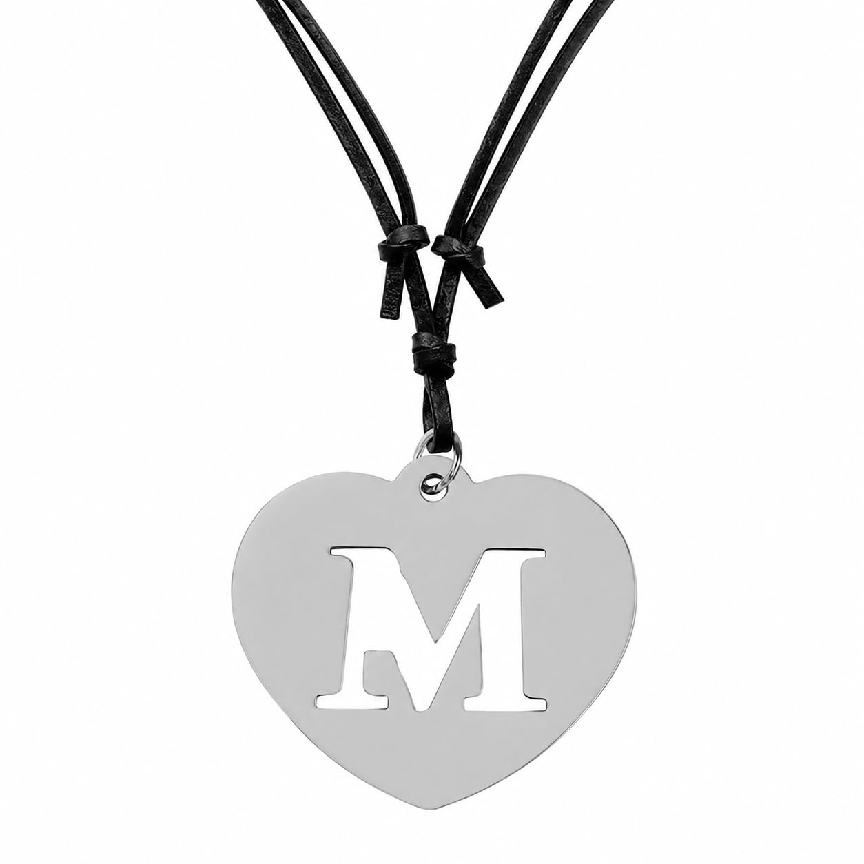 English Alphabet Initial Charms Letter Initial E Alphabet Silver Stainless Steel Letters Script Name Pendant Chain Necklace from A-Z for Men And Women-image-7