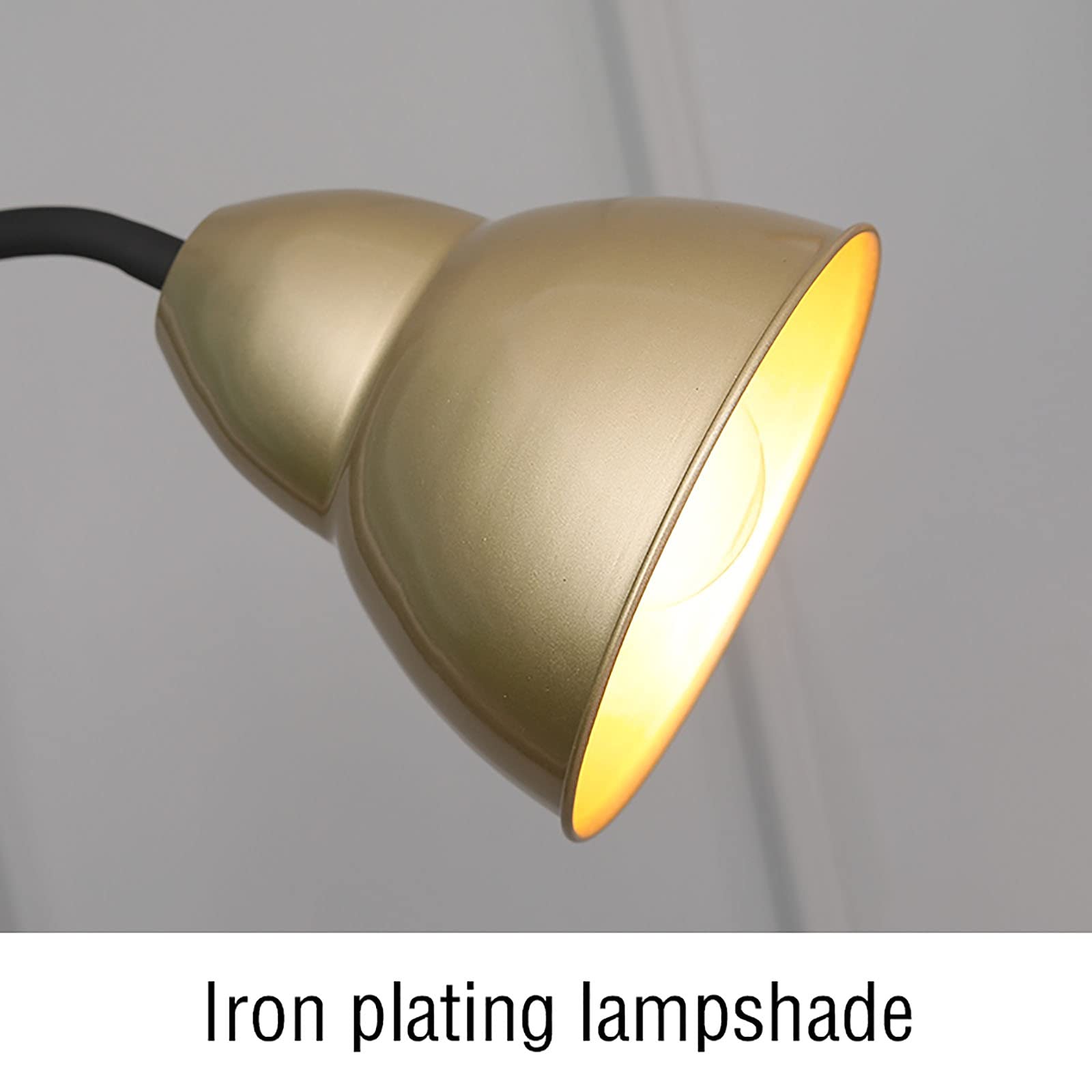 Lampada da Pavimento al Braccio a Collo di Cigno Regolabile, Lampada da Lettura per Angolo Luce Alta, Arredamento Ideale per casa, Soggiorno, Camera da Letto