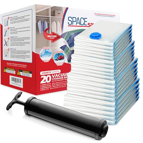 20-Pack Variety Vacuum Storage Bags for Comforters,...