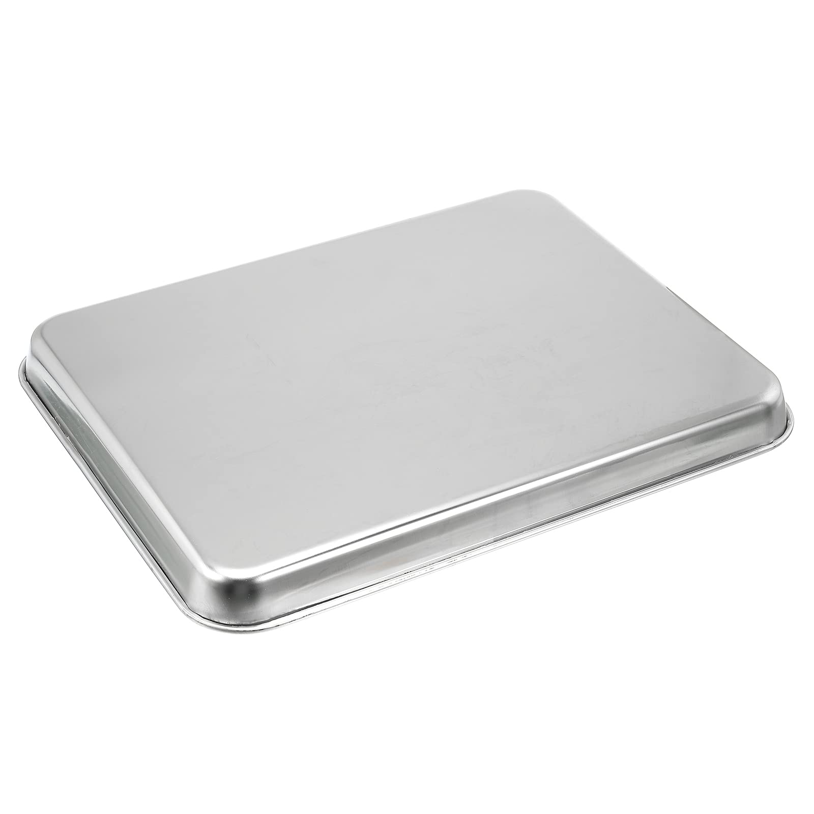 PATIKIL 430 Acciaio Inox Vassoio 31x24cm Strumento Attrezzo Laboratorio Tipo Piatto Rettangolare