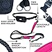 Black Rhino - Premium Hands Free Dog Leash for Running Walking Jogging & Hiking - Adjustable Length Dual Handle Bungee Leash Medium – Large Dog Neoprene Padded Handles - Free Running Pouch Pink/Bla