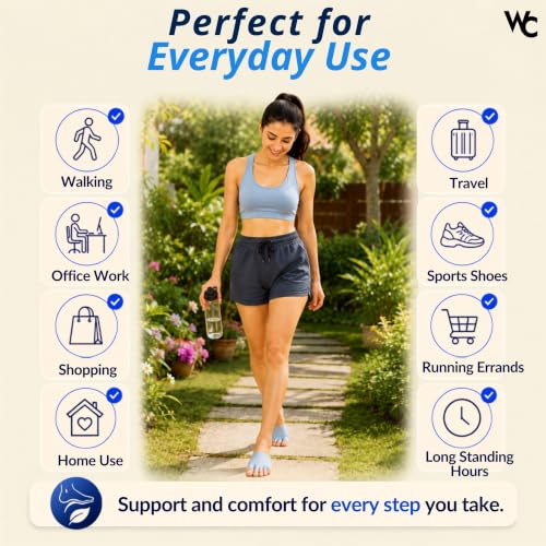 Image of Wonder Care Toe Separator Socks Foot Alignment Bunion Corrector Silicone Spacer Hallux Valgus Support Unisex