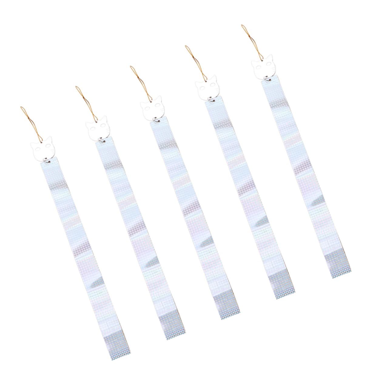 TOYANDONA 2 Set Nastro di Respingere Gli Uccelli Nastro Spaventoso Nastro A Nastro Deterrente Nastro per Uccelli Nastro Repellente per Uccelli Riflessivo Nastro per Aquiloni 5 Pezzi*2