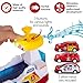 ArtCreativity Light Up Boat Toy with Sounds - Colorful Fire Dept Model Ship with Wheels & 3 Alloy Metal Cars - Kids Ferry Boat for Imaginative Play - Kids Birthday Gift Party Favor