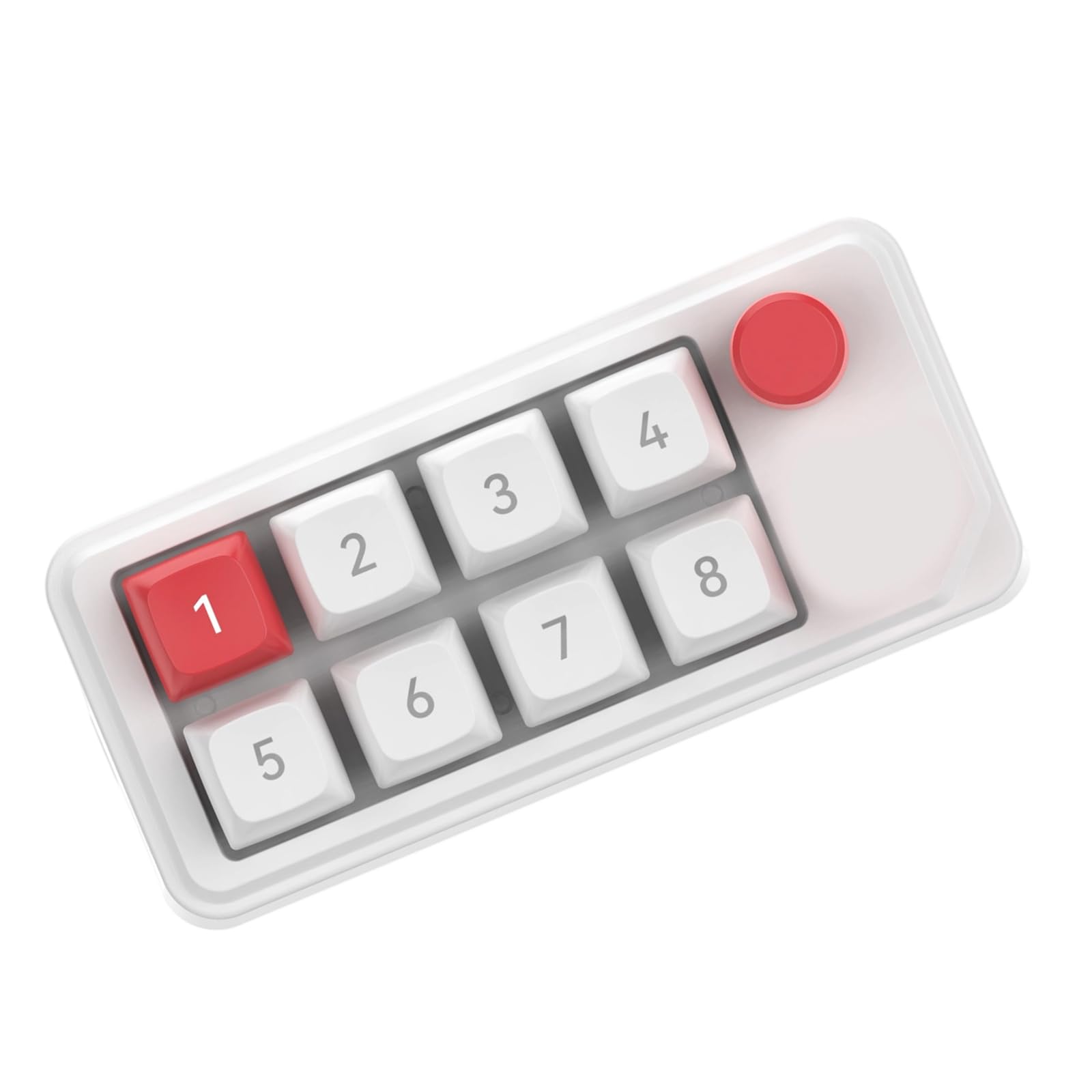 Clavier mécanique programmable macros 8 touches pavé numérique compact pour ordinateur portable - 8