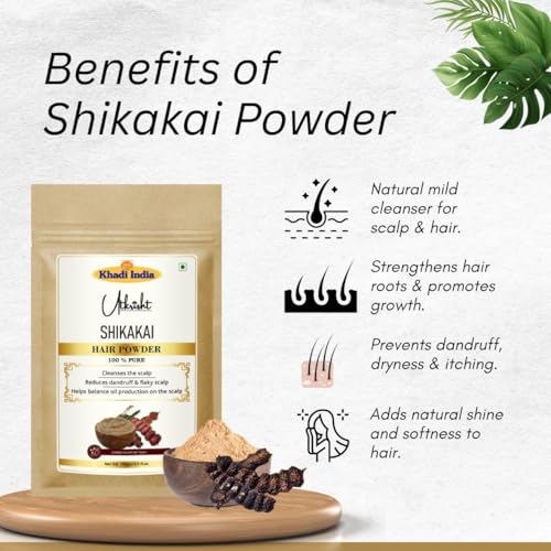 Image of Amla, Hibiscus, Bhringraj, Shikakai & Rosemary Hair Powder for Hair Growth & Hair Fall Control | 100% Pure Herbal Pack for Strong, Thick & Shiny Hair | Ayurvedic Powder - Pack of 5