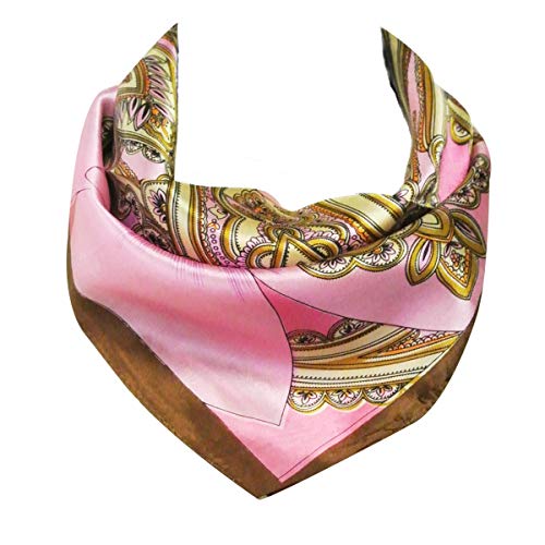 Wrapables 100% Silk Neckerchief Square Scarf
