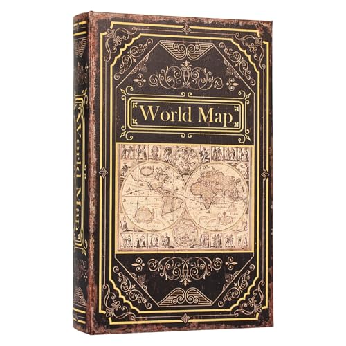 TRMESIA Fake Book Box Vintage Style Decorative Book Storage Box