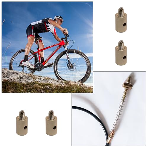 20X Motorrad Bremskabel Nippel Schrauben Ersatz Lötfrei Gaszug Nippel für Auto Motorrad Fahrrad Metall Zubehör