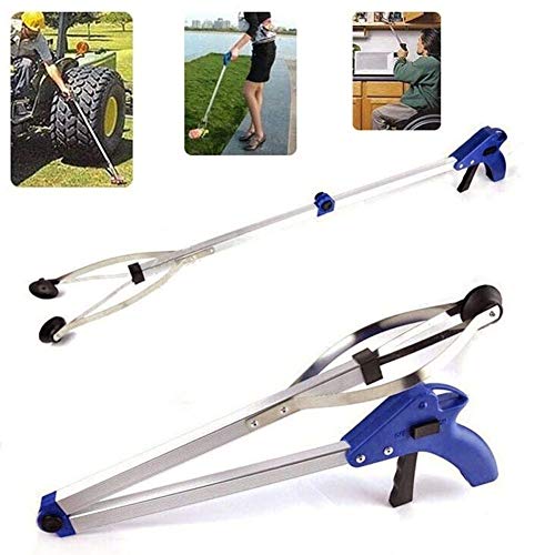 Image of GNEY Foldable Pick Up Reaching Tool Grabber Picker Claw Gripper Kitchen Litter Reaching Picker Helping Hand Tools