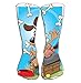 Produktbild Hohe Socken Outdoor Sports Men Women High Socks Stocking Cartoon Juggling Dog his Kennel Retro Tile Length 19.7"(50cm)