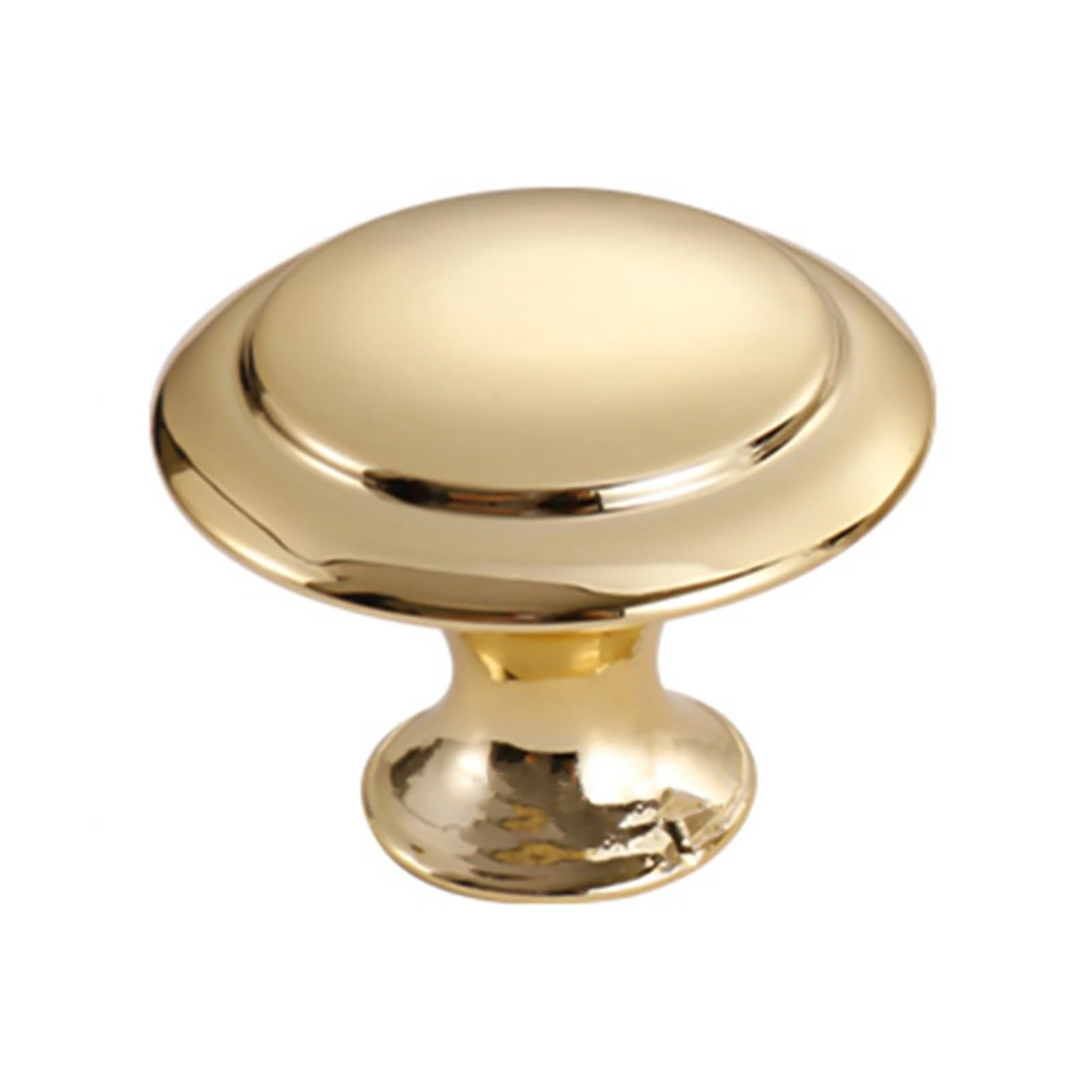Xavren Bronze Round Cabinet Knobs 25Pcs Metal Cabinet Drawer Knobs With Screws
