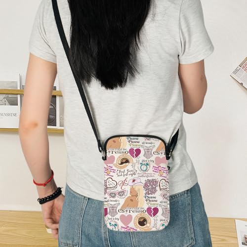 KEYCHIN Music Album Crossbody Bag Singer Fans Gifts That’s That Me Song Lyrics Shoulder Bag Please Song Merch 5