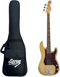 Contrabaixo Precision Bass Seven SPB-47 Natural 4 cordas Com Bag