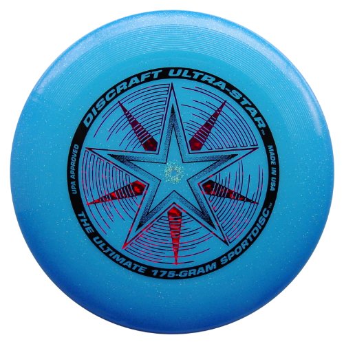Discraft 175 gram Ultra Star Sport Disc, Blue Sparkle with Deluxe Packaging