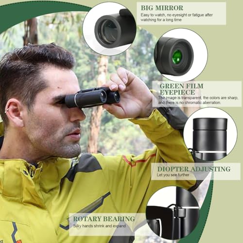 Binoculares compactos de alta potencia HD miniatura 3