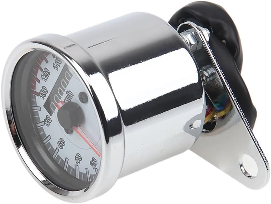 Motorcycle Odometer Gauge Universal Motorcycle Odometer Tachometer Odometer Gauge Backlight Signal Light Digital Tachometer 0-160km/h