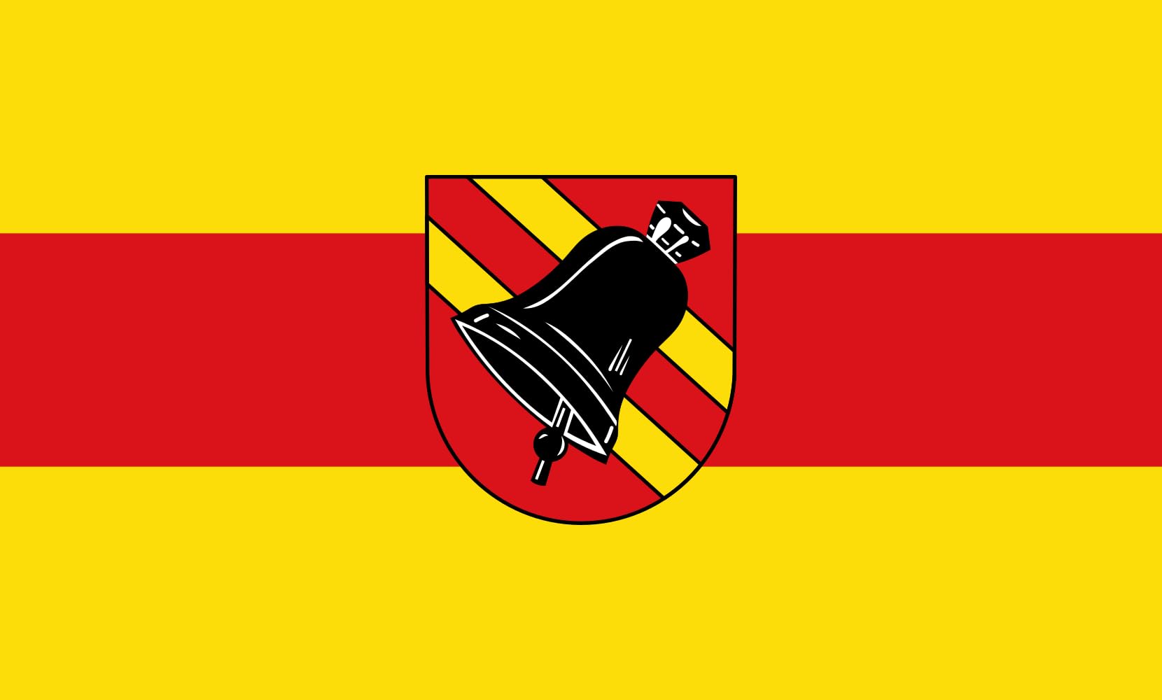 Drapeau paysage Ermershausen 1.35m² de qualité supérieure durable