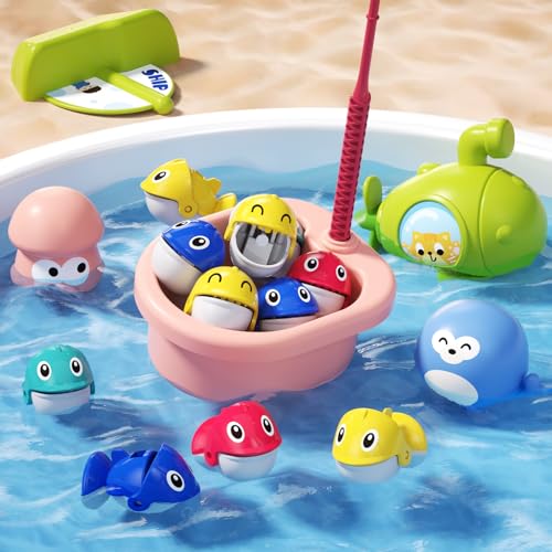 Juego de pesca magnético para niños de 1 a 8 años miniatura 4