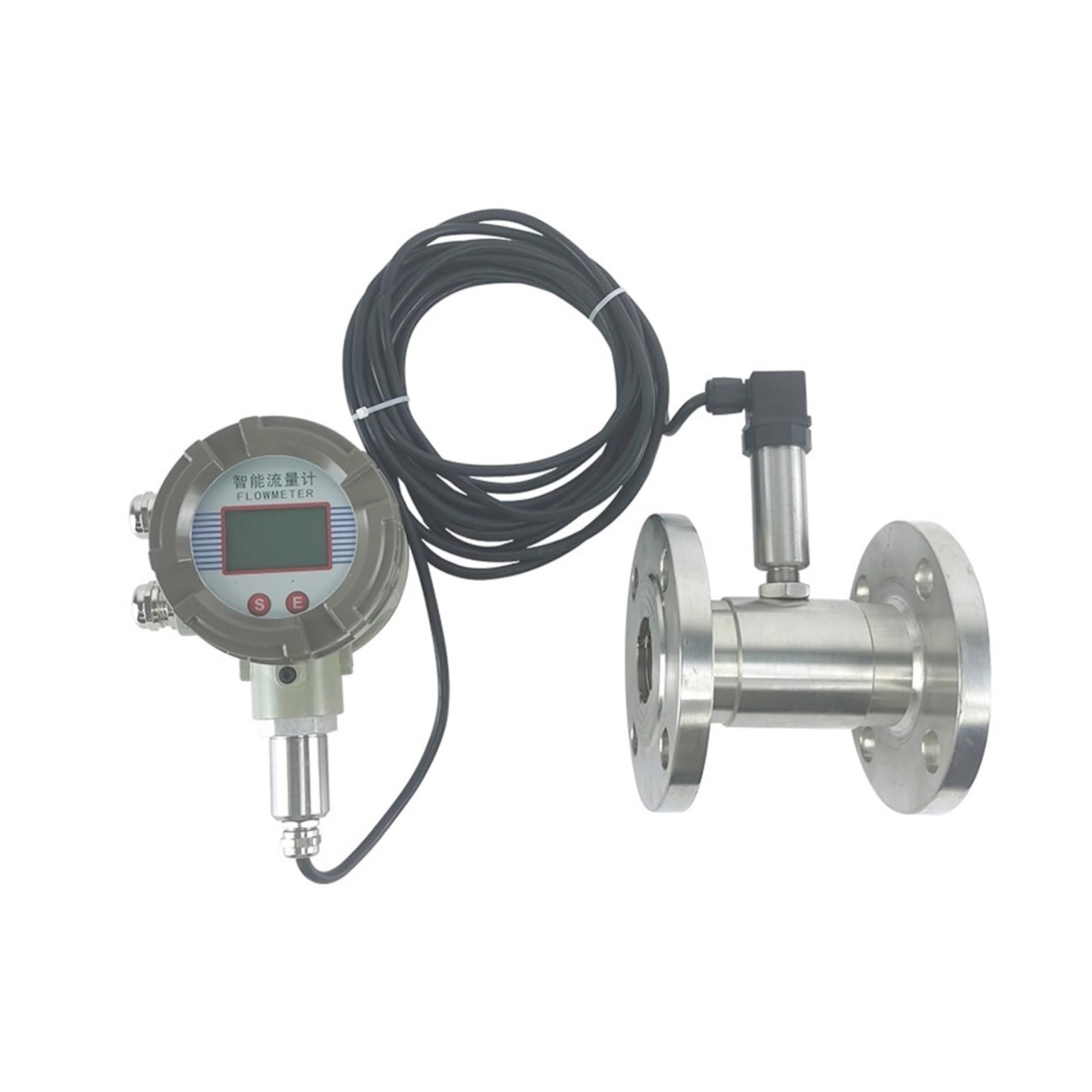 Medidor de Flujo, Medidor De Flujo Líquido Inteligente Alta Precisión, Pantalla Digital For Sensor Tubería Metanol, Aceite Y Agua Del Grifo