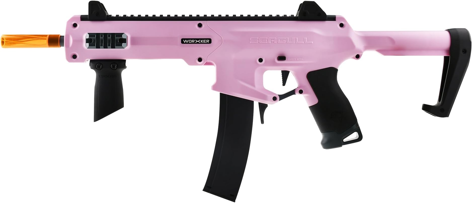 WORKER Seagull Stefan Half Dart Blaster, Short Dart Seriers Outdoor Sport Toys for Teenagers Color Pink