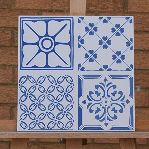 Victorian Santorini Rectified Matt Ceramic 300x300mm Wall and Floor Tile - Box (1.35sqm)