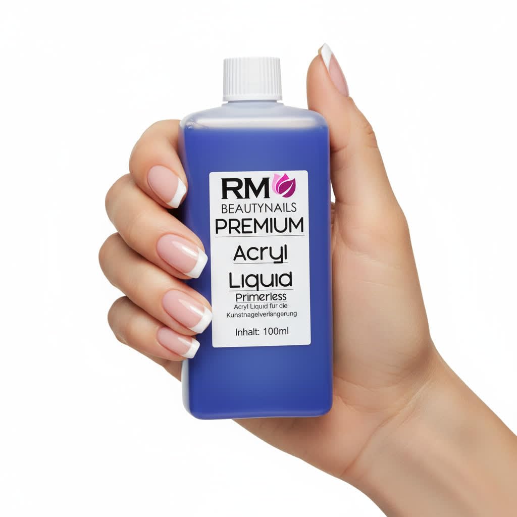 Liquido acrilico 100 ml Primerless - Liquido per unghie acriliche perfette nel design delle unghie, ad asciugatura rapida, non ingiallisce, qualità studio