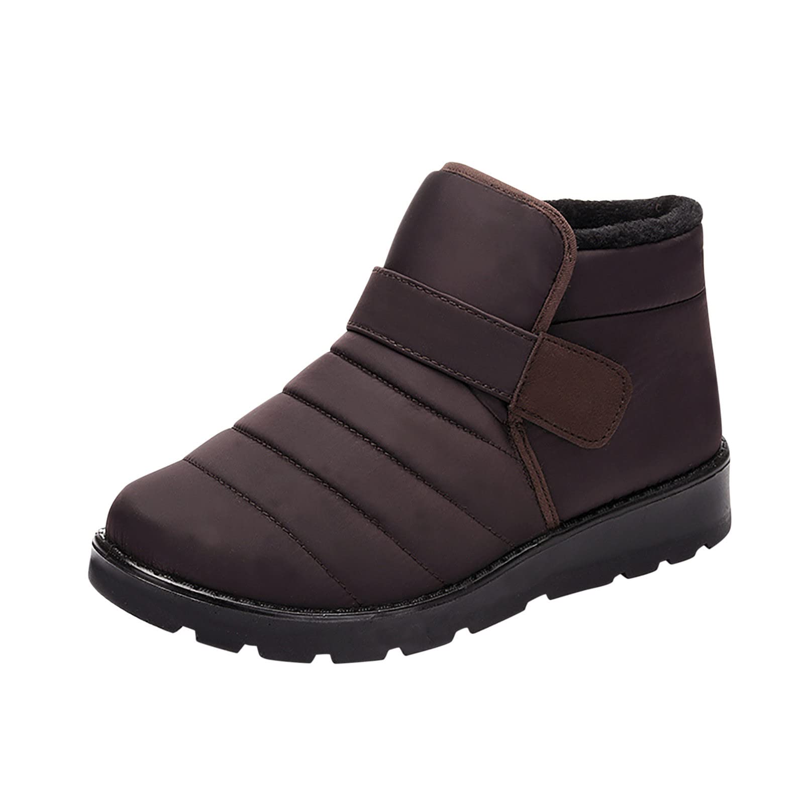 Snow Boots for Women Fur Lined Winter Warm Ankle Booties Outdoor Anti-slip Waterproof Comfortable Walking Shoes
