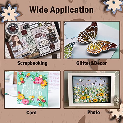 Obsede Craft Glue Dries Clear Art Adhesive 4Fl Oz/120Ml With Fine Metal Tip Bottle Applicator Kit For Diy Crafts Glitter Paper Card Decoupage Scrapbooking #TOP4