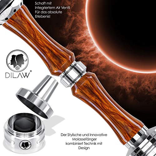 DILAW Shisha Set Eclipse 79 cm Edelstahl – Bild 3