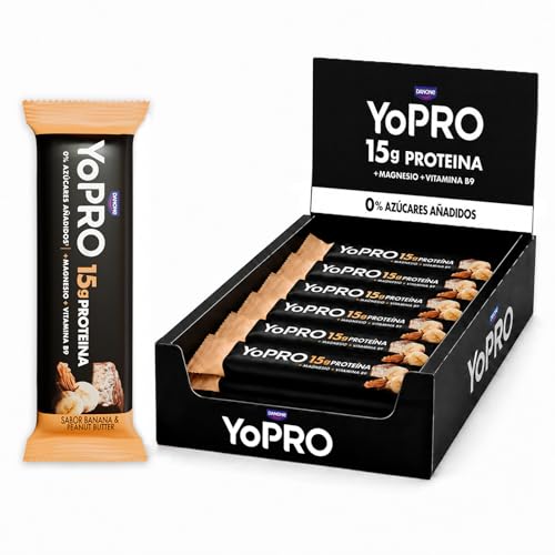 YOPRO BARRITAS PLÁTANO CACAHUETE