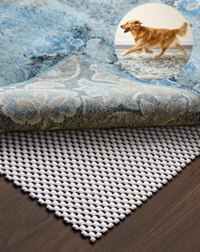 Veken Rug Gripper Pad for Hardwood Floors, Thick Non Slip Rug Pads for Area Rugs, Rug Grippers for Tile Floors, Under Carpet Anti Skid Mat, Keep Your Rugs Safe and in Place, 2x3 Ft
