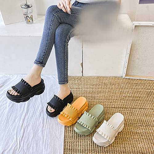 CYBLING-Womens-Platform-Slippers-Height-Increasing-Heels-Slip-on-Pleated-Fashion-Open-Toe-Wedge-Mules-Slides-Sandals