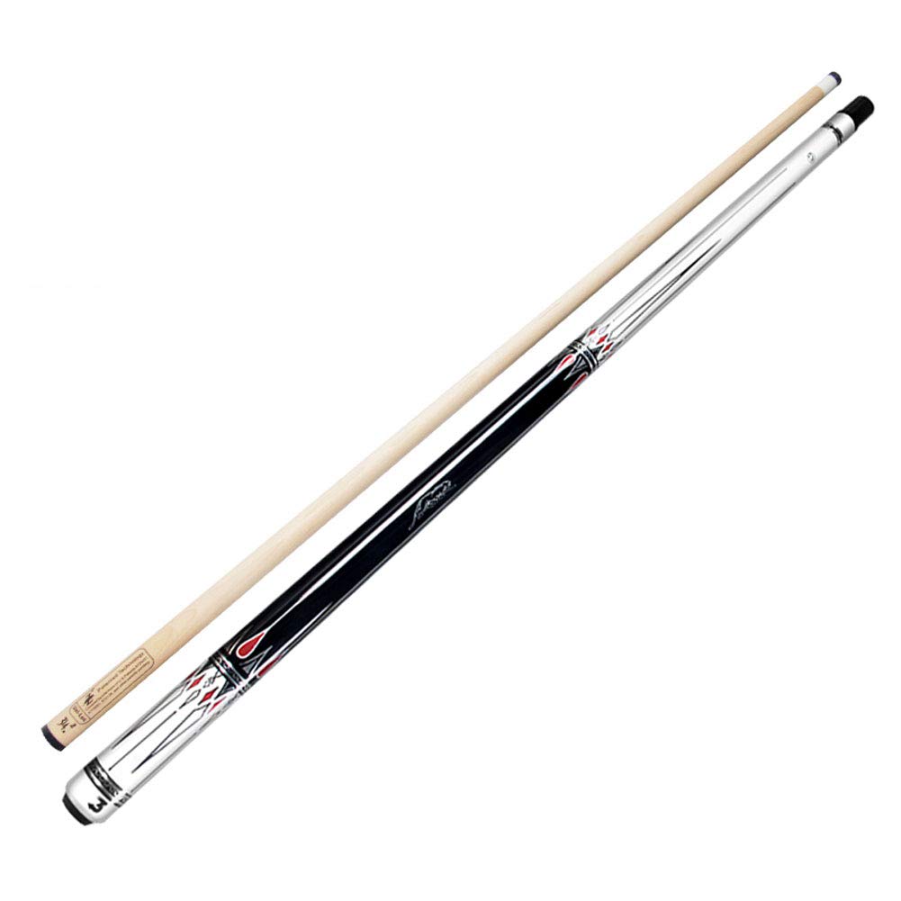 YRU Stecca da Biliardo, 145CM Fatto a Mano 1/2 American Nine Segnalini 19-20oz Billard Scatta per Piscina con Estensione/Protezione Congiunta