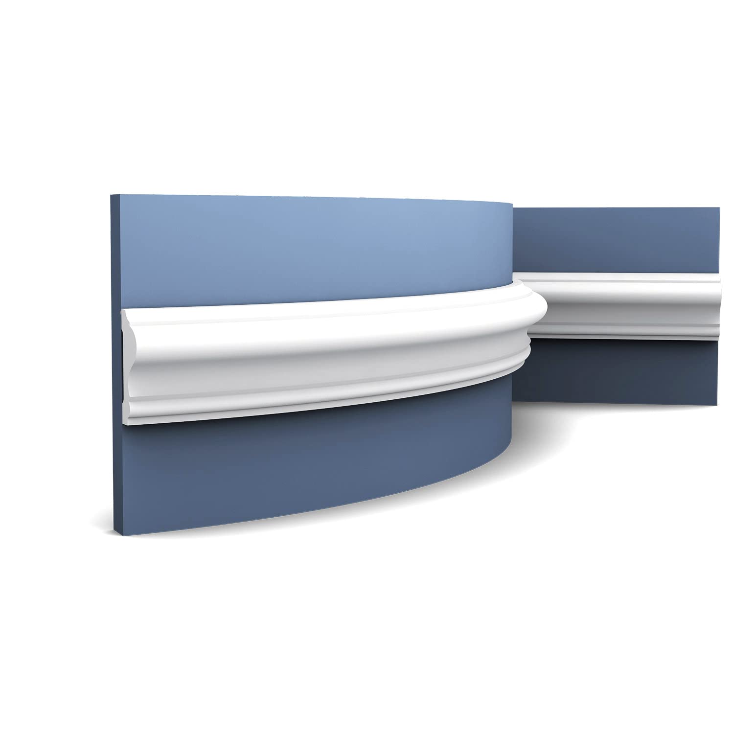 Moulure flexible P8020F Orac cintrable pour habiller les murs arrondis et les colonnes