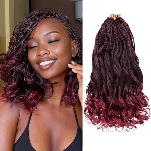 Leeven Boho French Curl Crochet Braids 12 Inch 8...