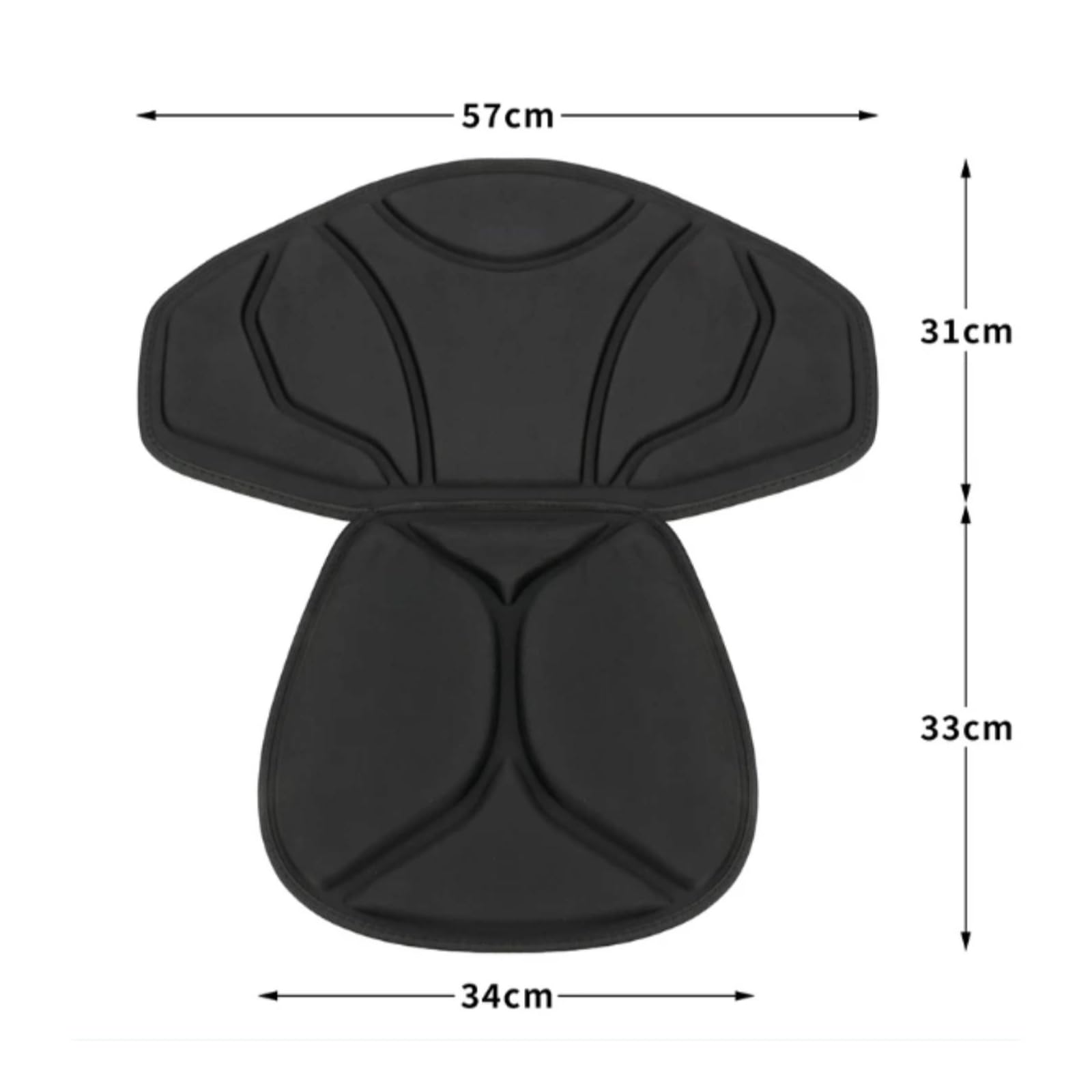 Harilla Aufblasbarer Bootssitz mit Robusten Metallhaken Und Einstellbaren Riemen für Einfache Montage für fahrer Und Stand-up-paddler bei Abenteuern