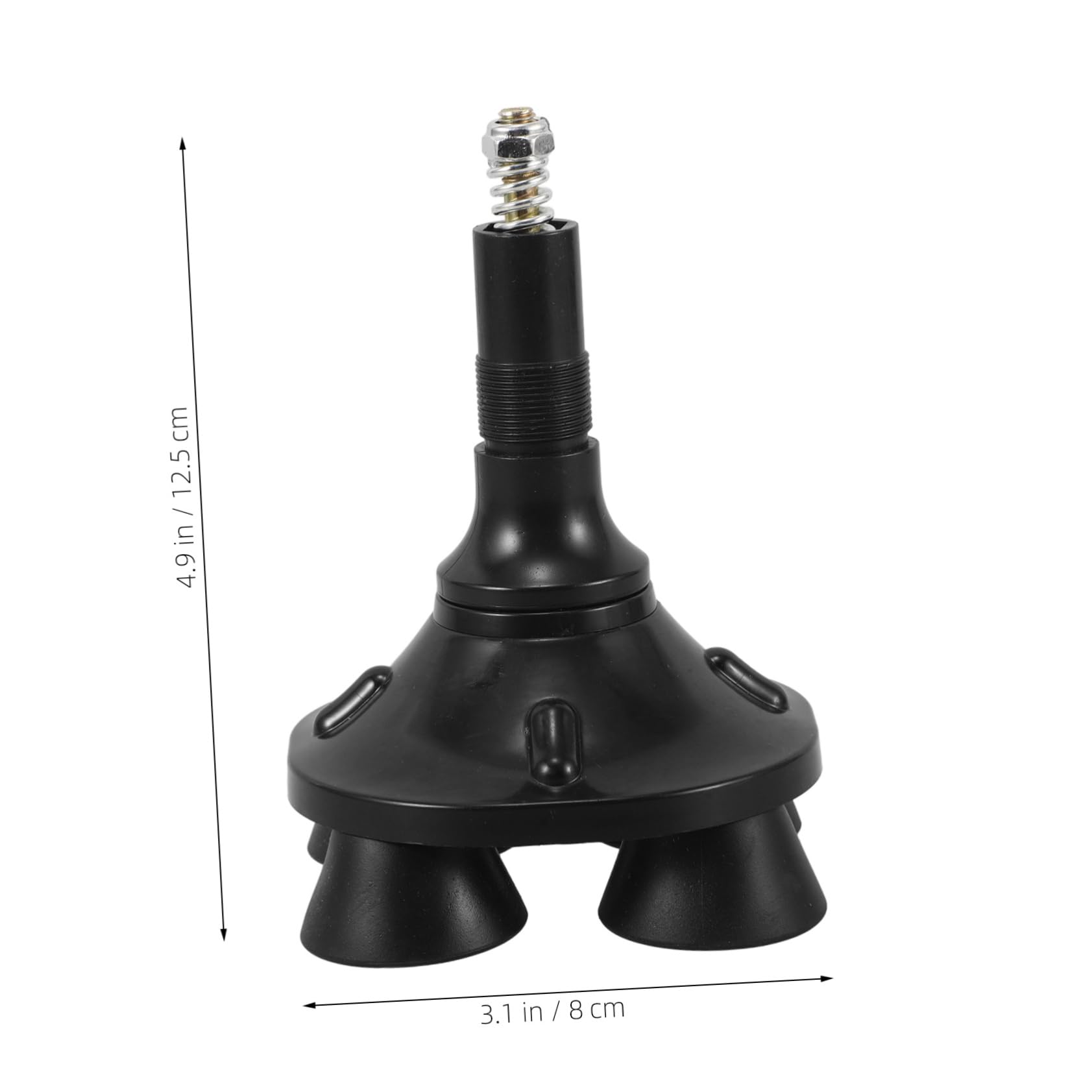 KOMBIUDA Walking Cane Tip Covers Anti-Slip Crutch Pads Lightweight Easy to Install Crutch Feet for Stability