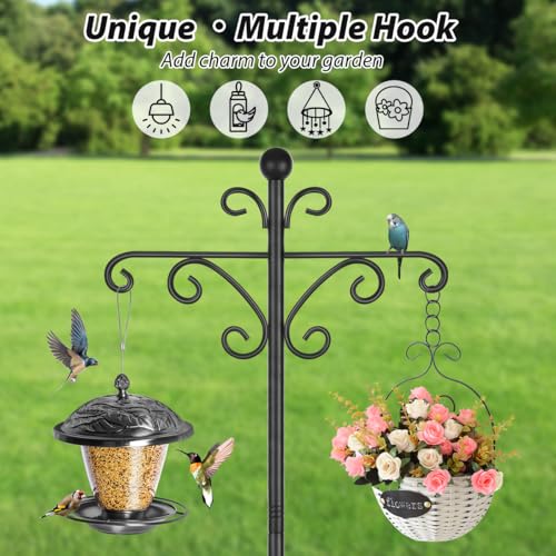 Bird Feeders Hanging Station, 196cm Bird Feeder Poles - Image 4