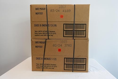 Miniatura 6 de Food Dude 82nd Military MRE Excedente  Inspección 2024  Comidas MRE estadounidenses listas para comer Comidas militares MRE con paquetes de