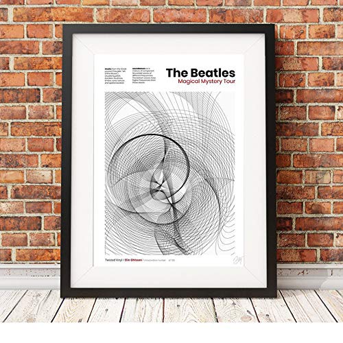 The Beatles – Magical Mystery Tour – Une affiche unique A3 en édition limitée par Elin Ohlsson - Les Beatles, Paul McCartney, John Lennon, RIngo Starr, George Harrison The Beatles – Magical Mystery Tour – Une affiche unique A3 en édition limitée par Elin Ohlsson