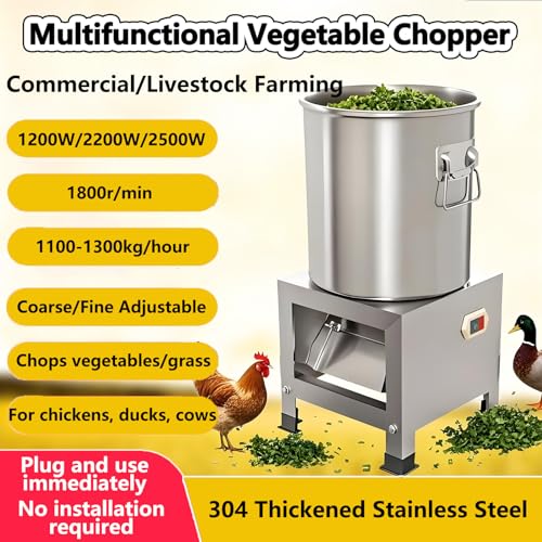 Cortadora Comercial de Verduras 1200W Acero Inoxidable miniatura 2
