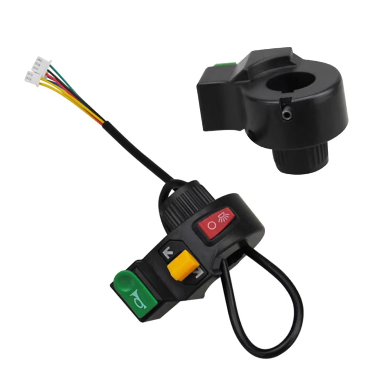 22mm 7/8 ''Interruttore Per Moto Controllo Manubrio Per Universale 3in1 Elettrico Per Bici/Scooter Corno Luminoso Interruttore Accensione/spegnimento Comando Manubrio