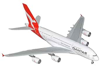 Amazon.com: GeminiJets G2QFA1370 Qantas Airbus A380 VH-OQJ